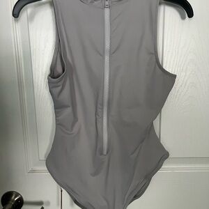 SKIMS Gray Women Swim One Piece